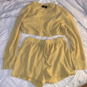 Yellow Pajama/Lounge Set
